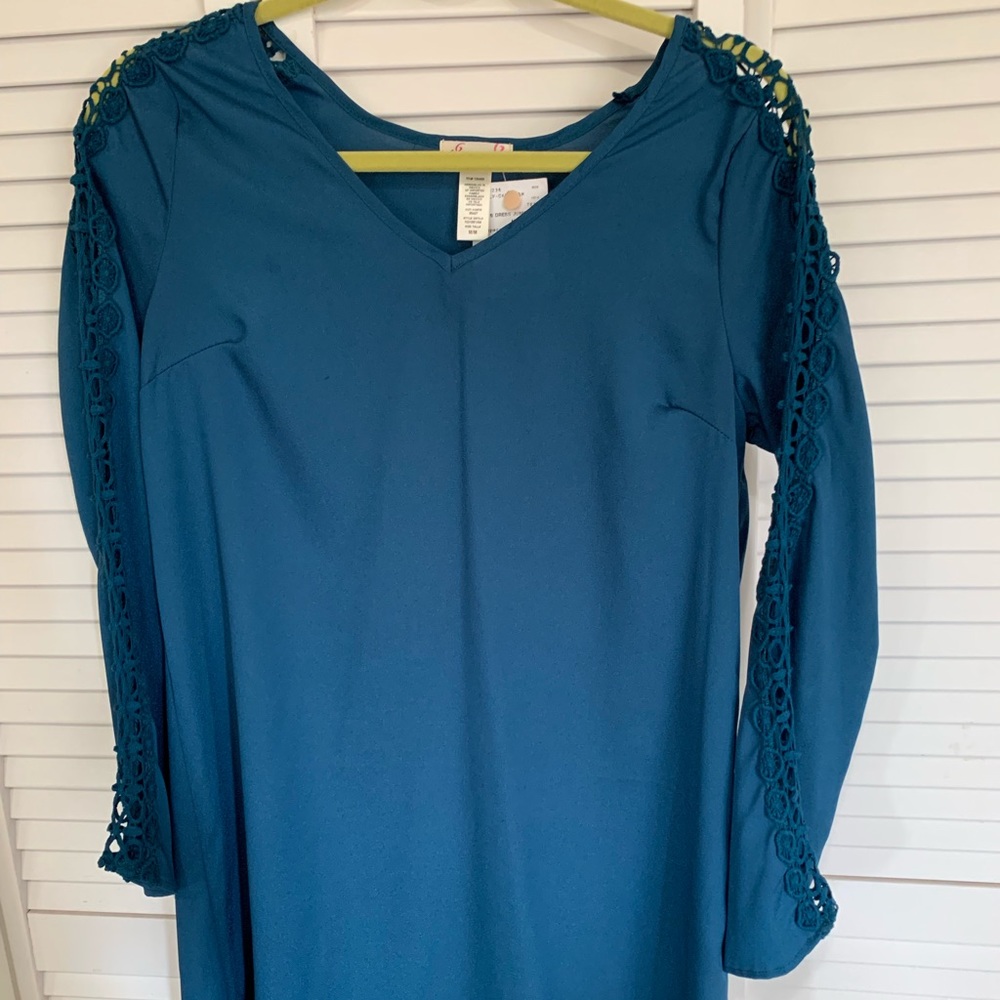 Teal dress